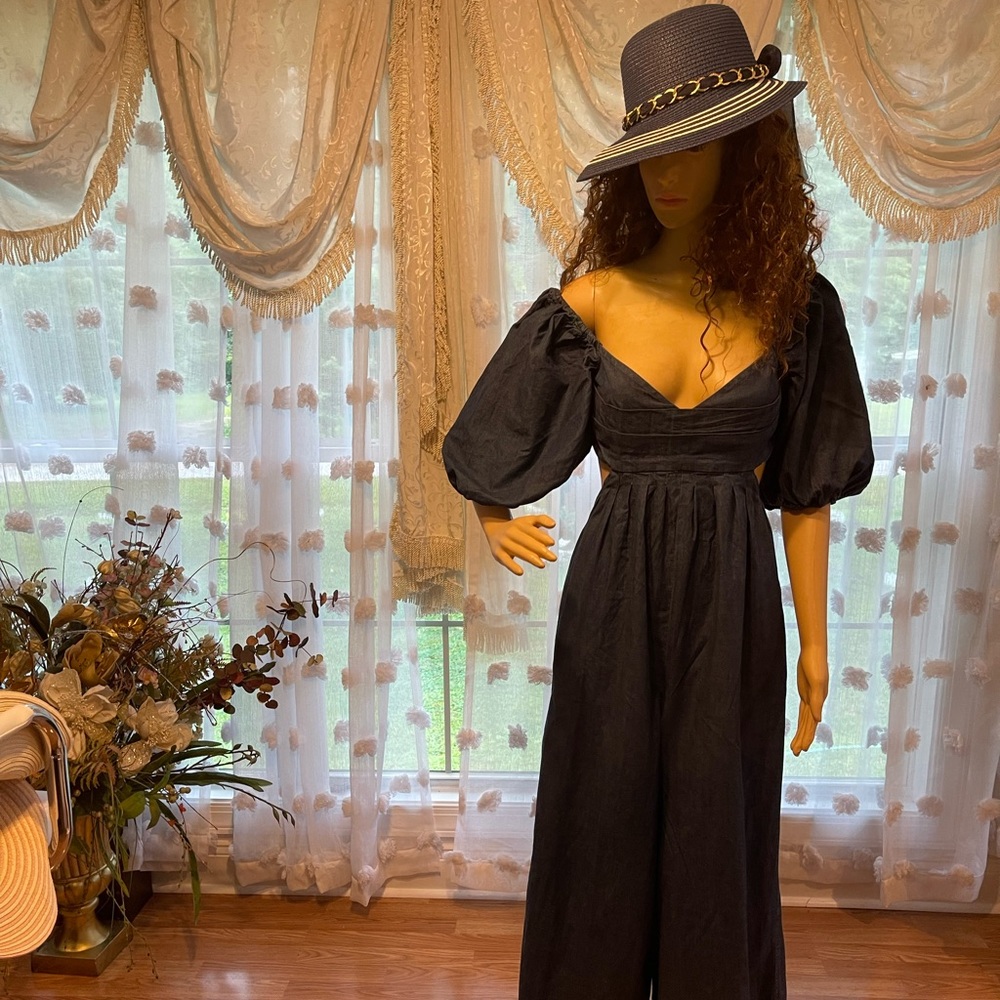 Free People Jean Jumpsuit